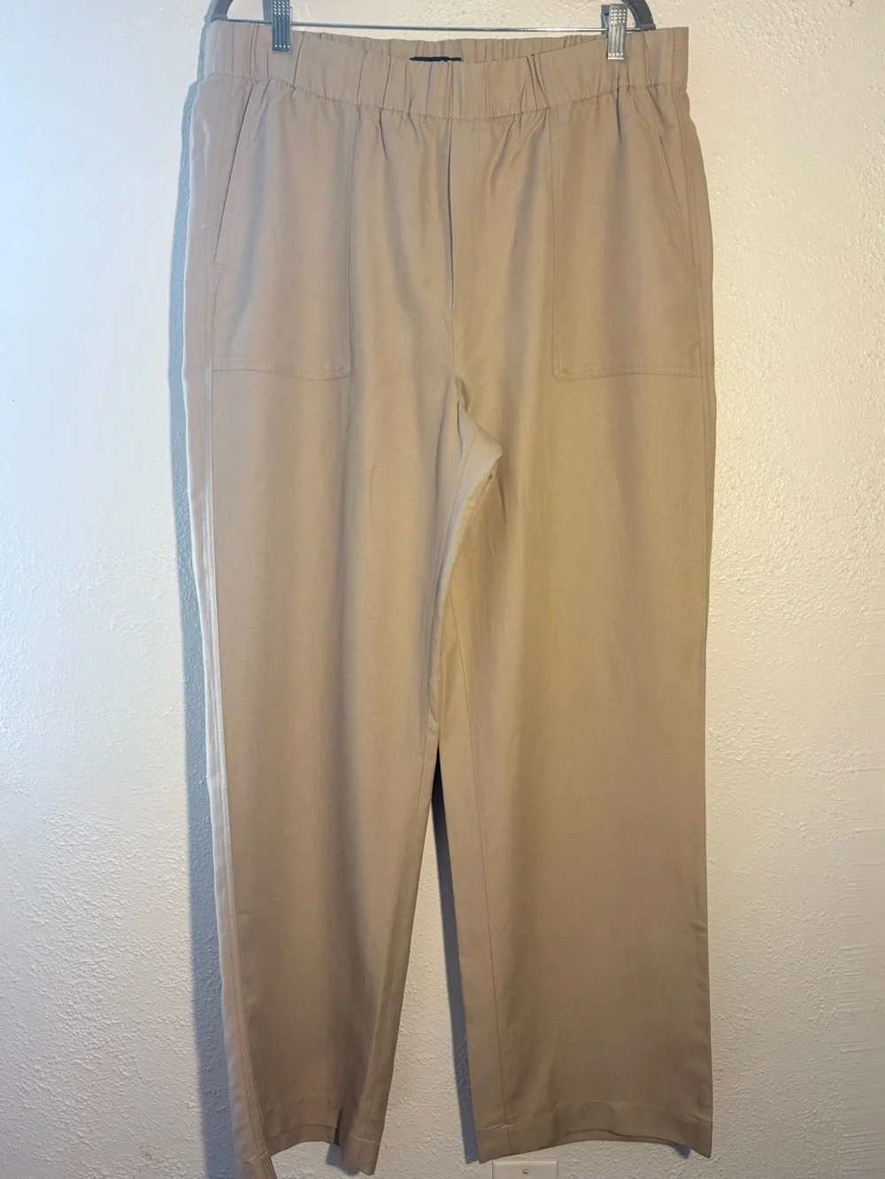 Banana Republic Pull On Linen Blend Beige Pants Size XL